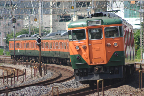 【JR東】113系K41編成が疎開回送