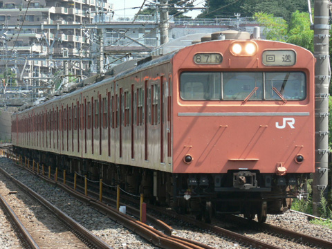 【JR東】103系ケヨE16編成廃車回送
