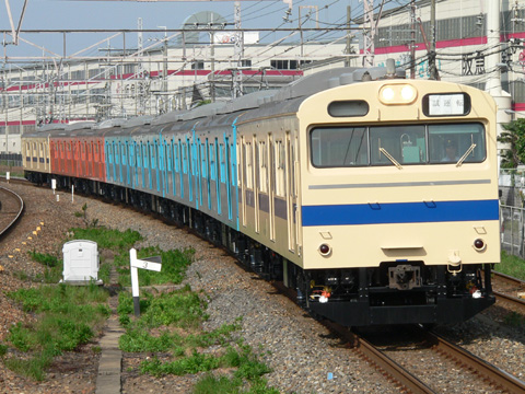 【JR西】103系元E38編成本線試運転