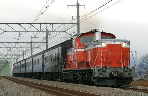 【JR東】DD51＋旧客の訓練列車