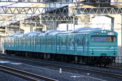 【JR東】松戸103系訓練車尾久へ