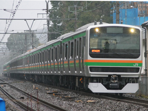 【JR東】E231系ヤマU584＋105編成東急出場