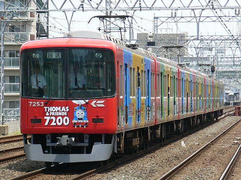 【京阪】きかんしゃトーマス号登場