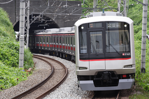 【東急】5163F試運転で田園都市線走行
