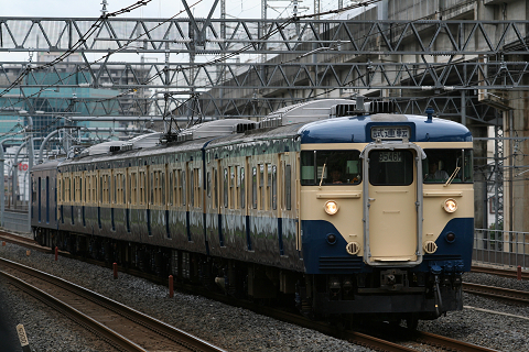 【JR東】113系4両＋クモヤ大宮出場