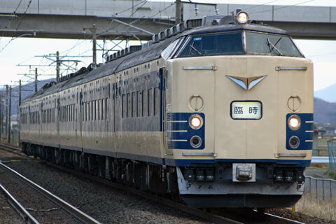 【JR東】583系でふくしま花見山号運転