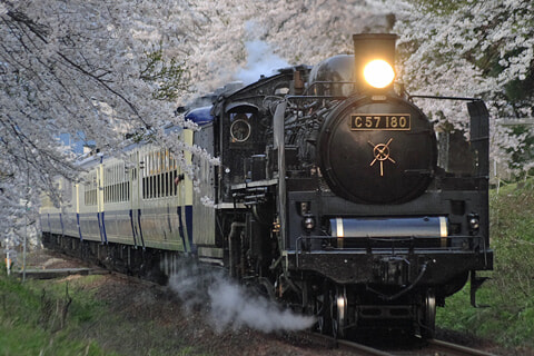 【JR東】C57-180「SLばんえつ物語号」試運転