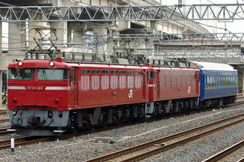 【JR東】EF81-55＋オロ14秋田入場配給