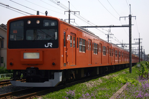 【JR東】201系T130編成廃車回送