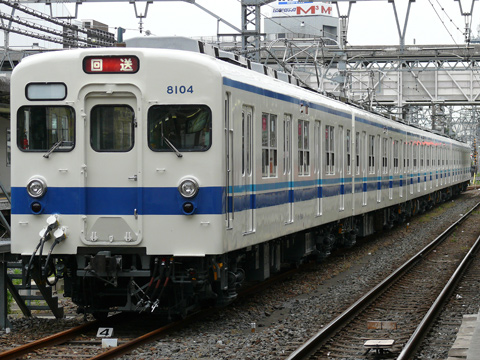 【東武】8000系8104F南栗橋を出場