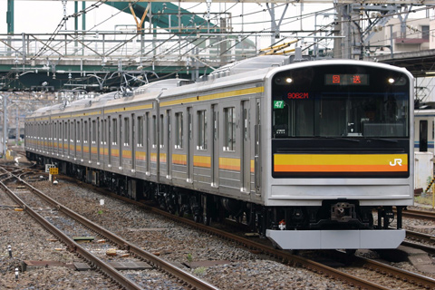 【JR東】205系ナハ47編成OM出場