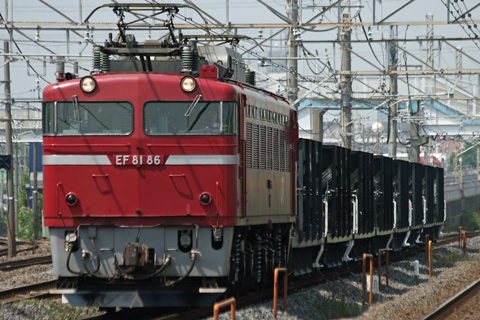 【JR東】EF81-86水戸工臨運転