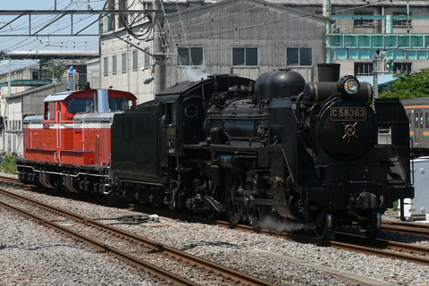 【JR東】C58-363上越線試運転