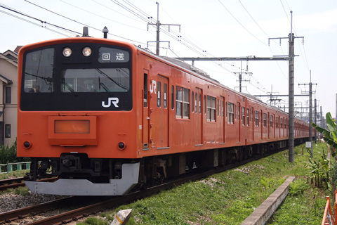 【JR東】201系T105編成廃車回送