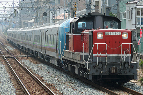 【JR北】789系HL-1002+1003編成甲種輸送