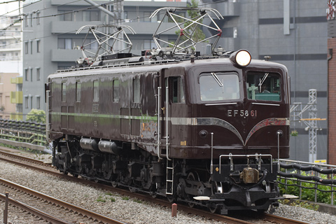 【JR東】EF58-61交検を終えて品川へ単回