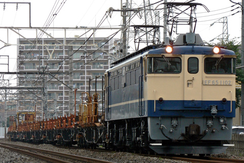 【JR東】EF65-1102高崎工臨