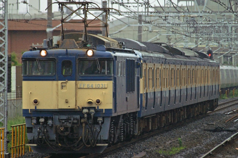 【JR東】113系マリ238編成+モハ廃車回送
