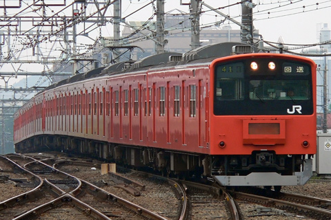 【JR東】201系T119編成廃車回送