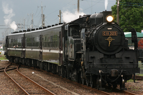 【真岡】SLもおか号がPPで運転