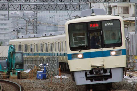 【小田急】8000形8256F出場試運転