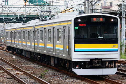 【JR東】205系ナハT12編成OM出場