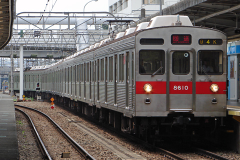 【東急】8500系8610F恩田へ回送