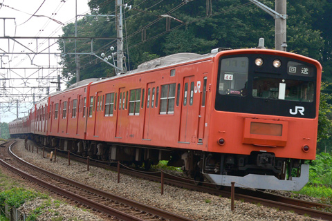 【JR東】201系T131編成廃車回送