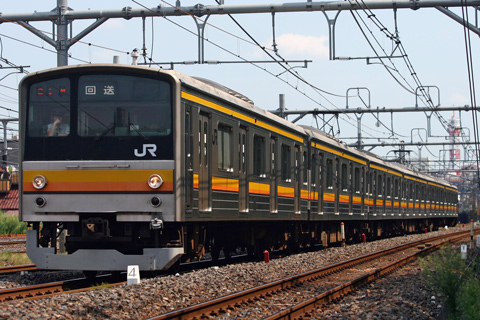 【JR東】205系ナハ7編成OM入場