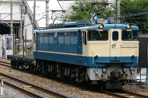 【JR西】EF65-1130牽引チキ6046配給