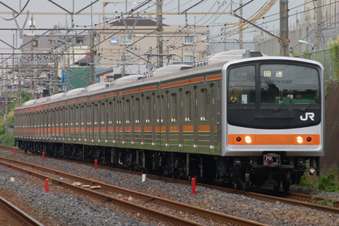 【JR東】205系M35編成OM出場