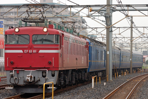 【JR東】EF81-81牽引24系札幌車回送