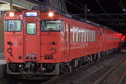【JR東】朱色キハ47+47+40での運転