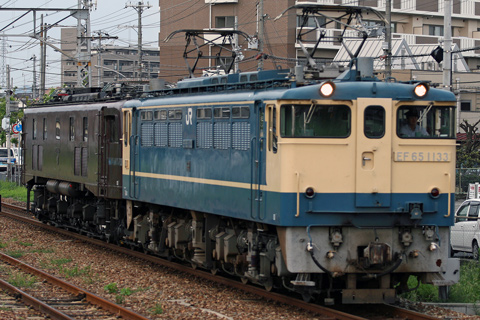【JR西】EF58-150検査入場で幡生へ
