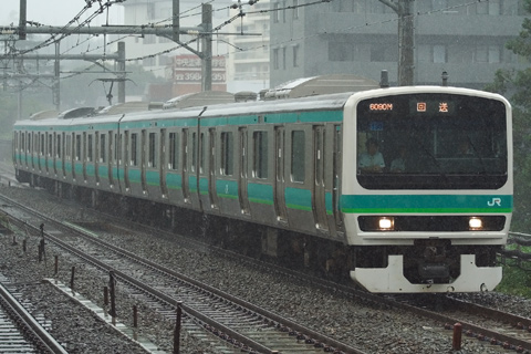【JR東】E231系マト130編成TK入場
