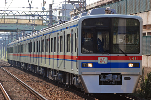 【京成】3400形3418編成出場試運転