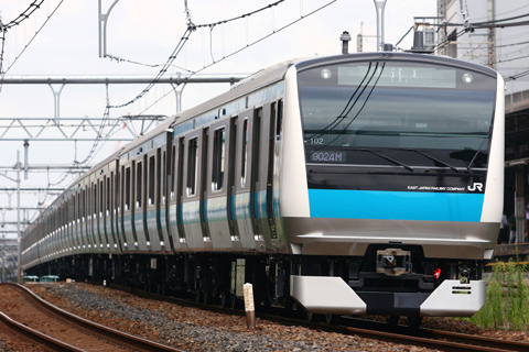【JR東】E233系ウラ102編成南浦和へ