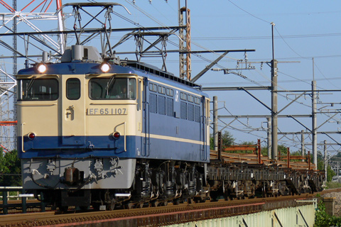 【JR東】EF65-1107牽引熊谷・深谷工臨