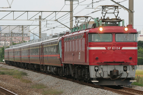 【JR東】EF81 134牽引ゆとり回送