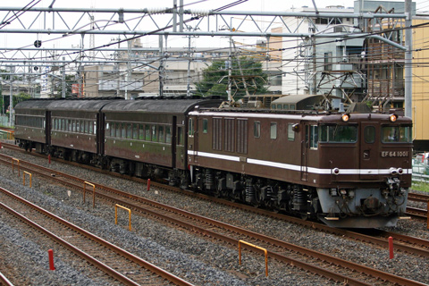 【JR東】EF64 1001牽引旧客回送
