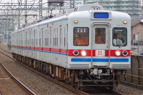 【京成】3312編成動揺測定列車