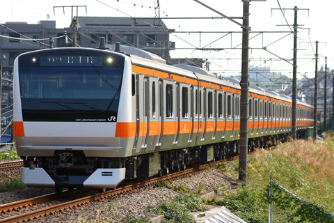 【JR東】E233系T21編成酒折試運転