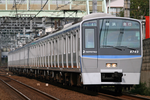【相鉄】8000系8703F新塗装に
