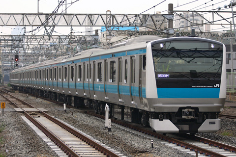 【JR東】E233系ウラ104編成東急出場