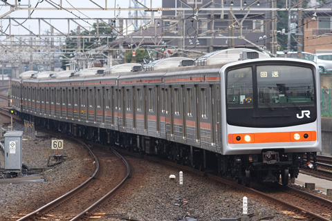 【JR東】205系M64編成OM出場