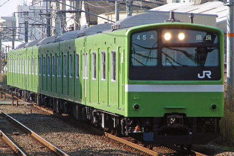 【JR西】奈良電車区車両の動き