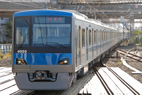 【小田急】新4000形4055F試運転