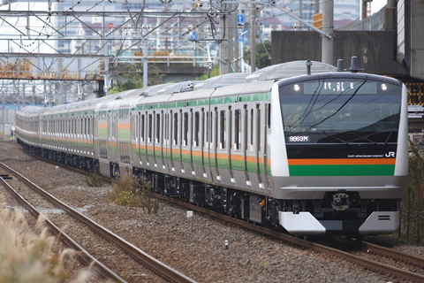 【JR東】E233系E01＋E51編成試運転