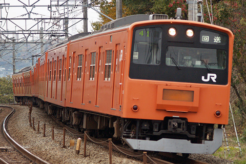 【JR東】201系T133編成廃車回送