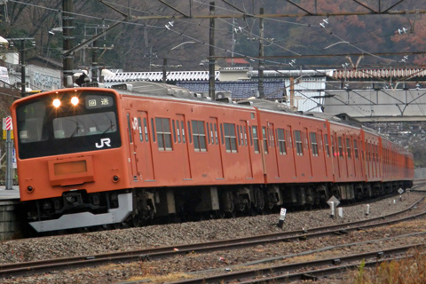 【JR東】201系T126編成廃車回送